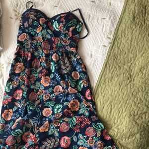 B o g collective, size small, floral dress long. Lightly loved